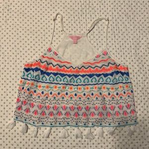 Lilly Pulitzer Cropped Tank Top